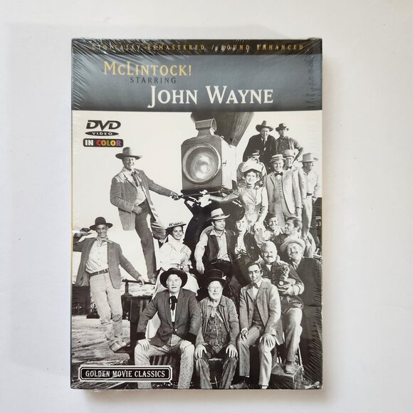 John Wayne McLintock! DVD Golden Movie Classics Remastered Sound Enhanced 1963 - Picture 1 of 6